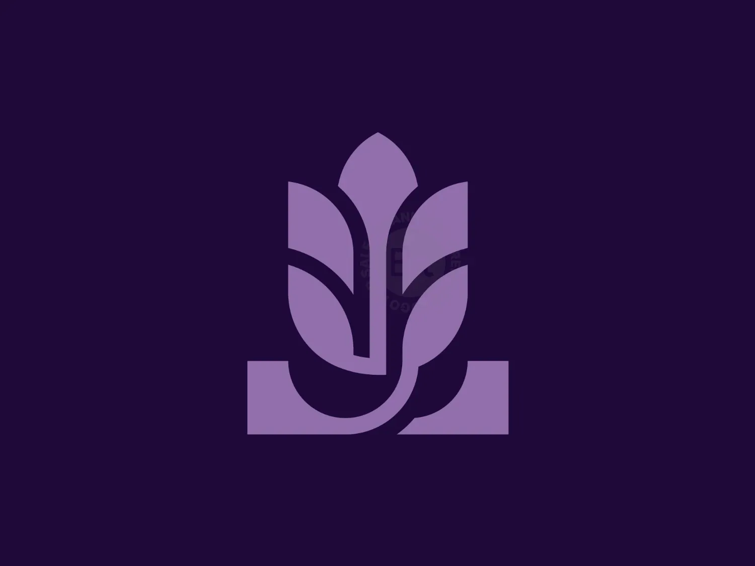 Letter JL LJ Flower Logo