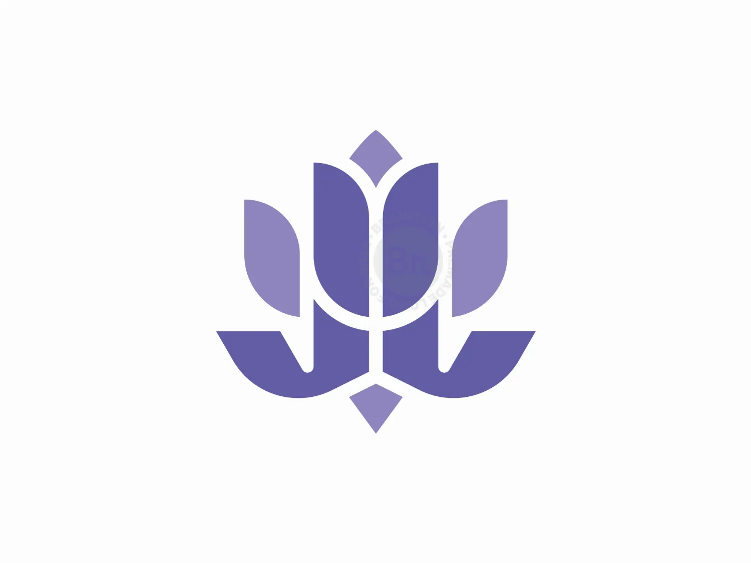 Stylish Letter JL LJ Flower Logo