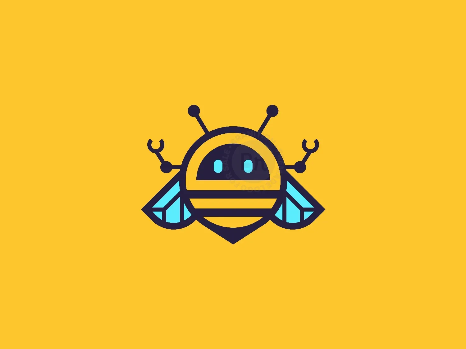 robot logo logo 35