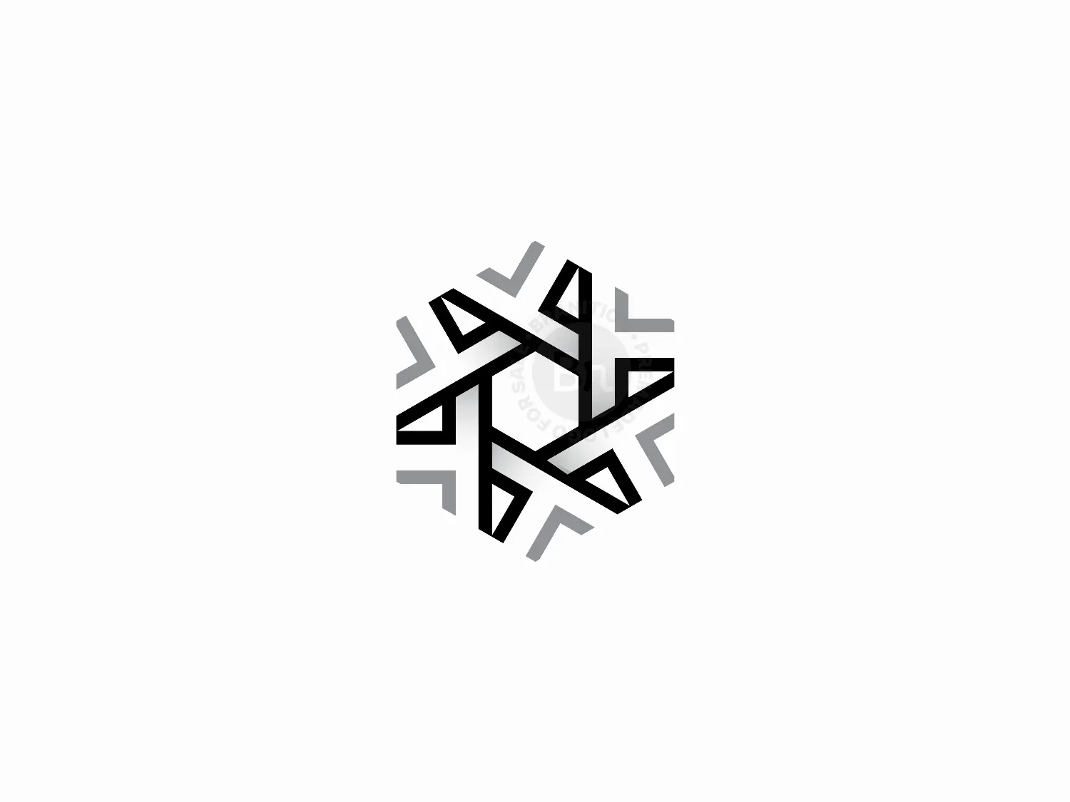 T Hexagon Star Logo