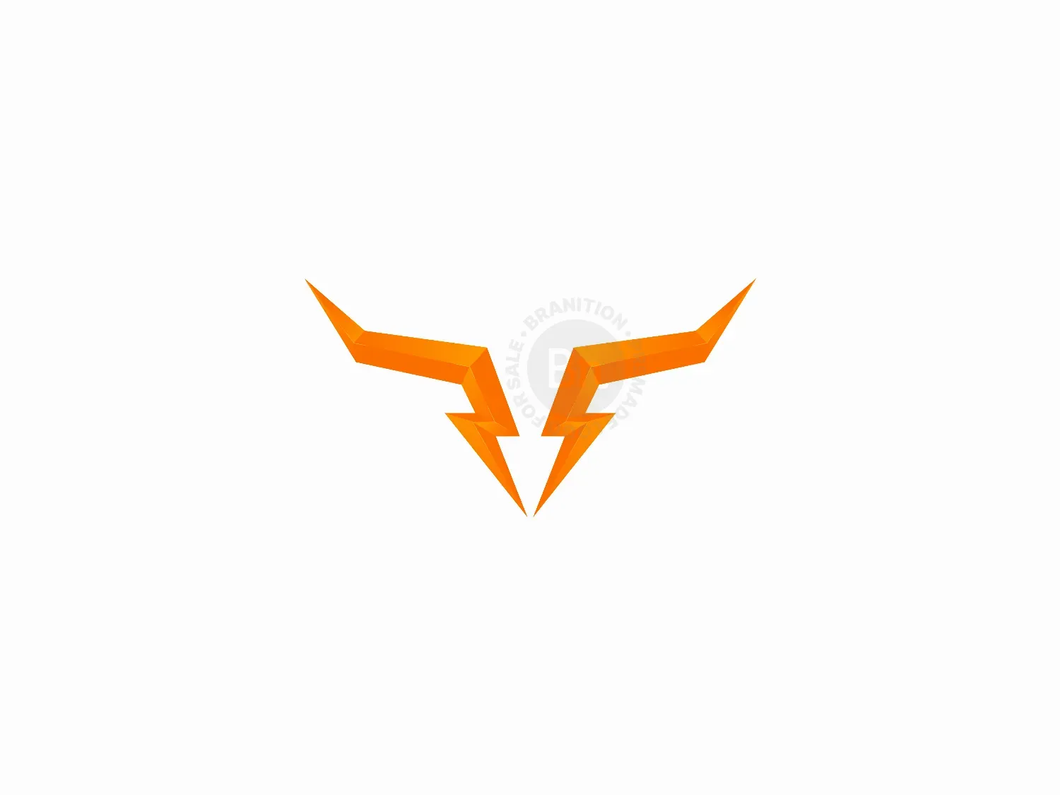 Lightning Bull Horn Logo