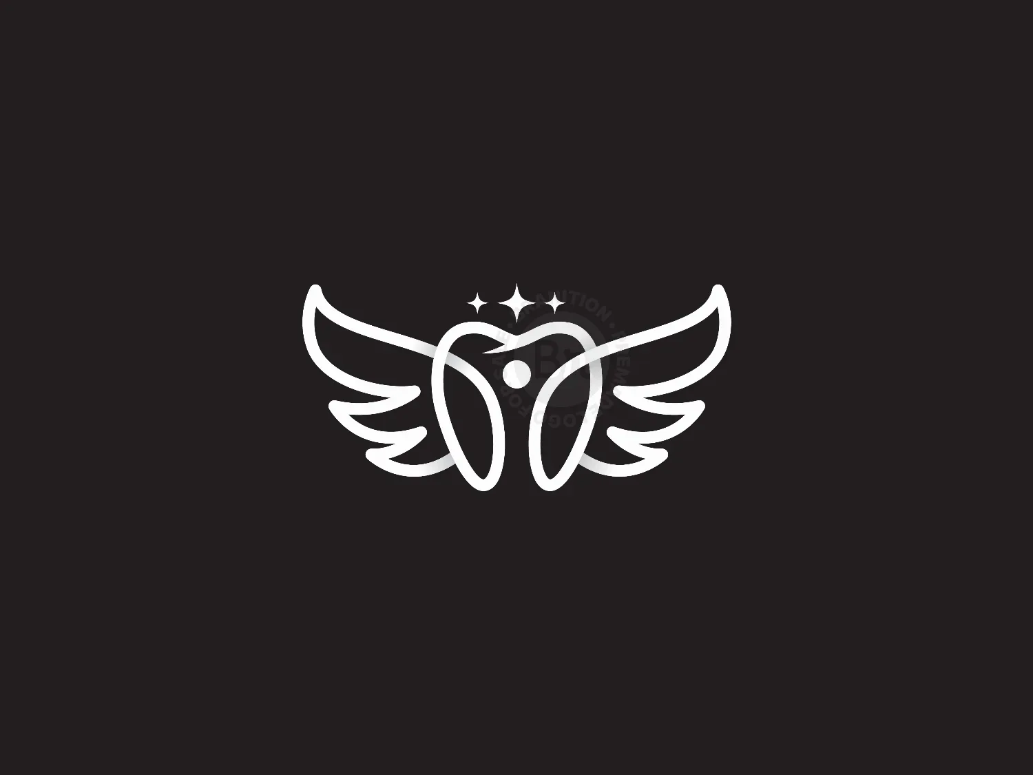 Dental Care Angel Logo