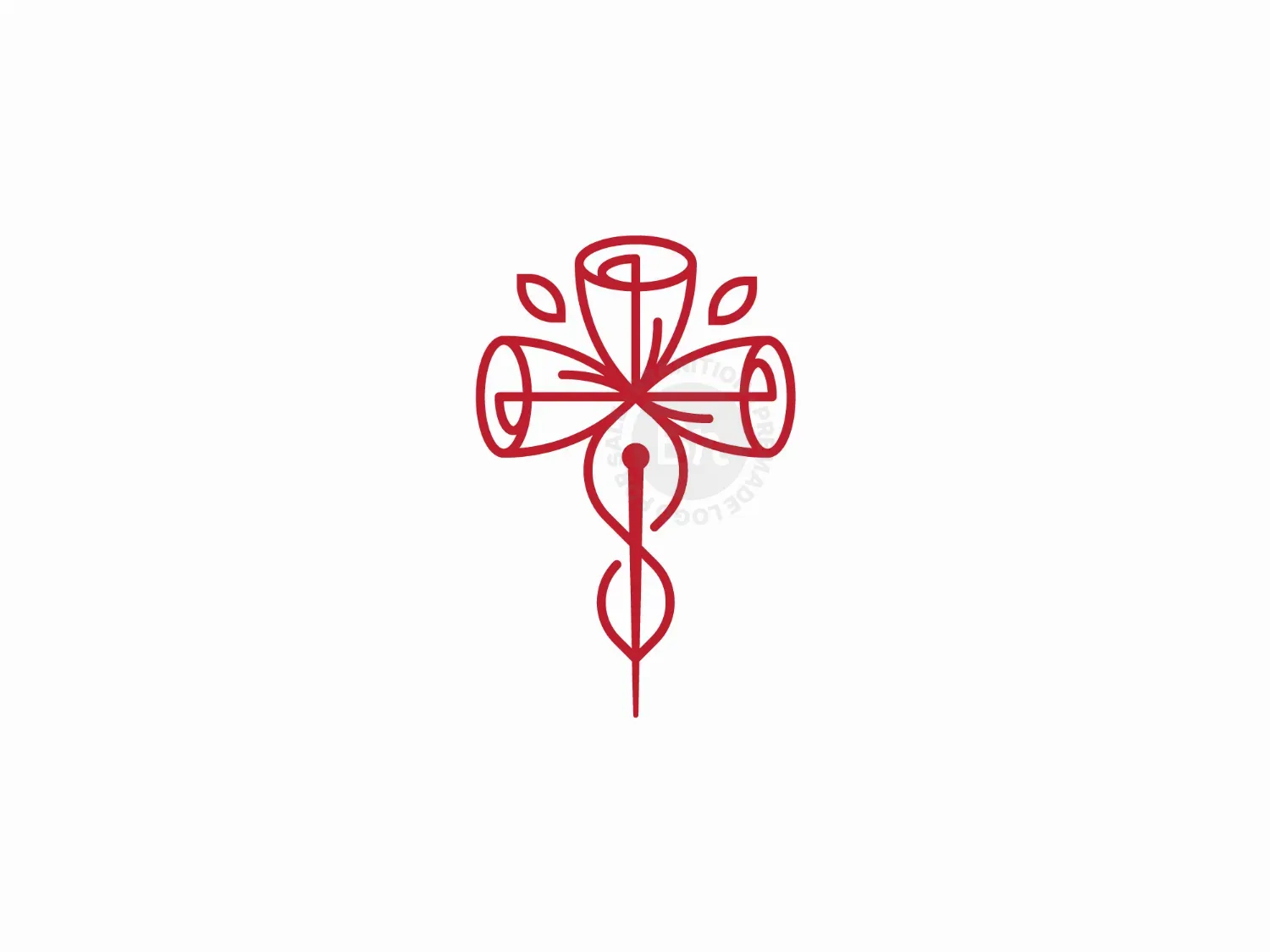 Caduceus Rose Logo