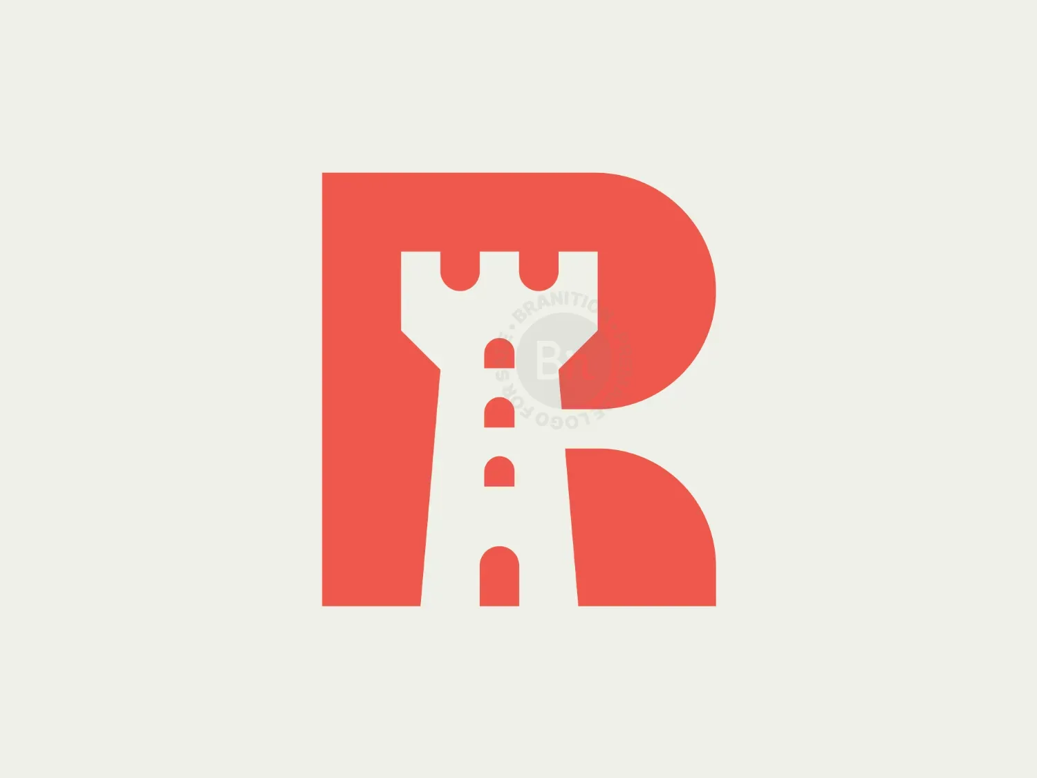 Modern R With Castle Logo