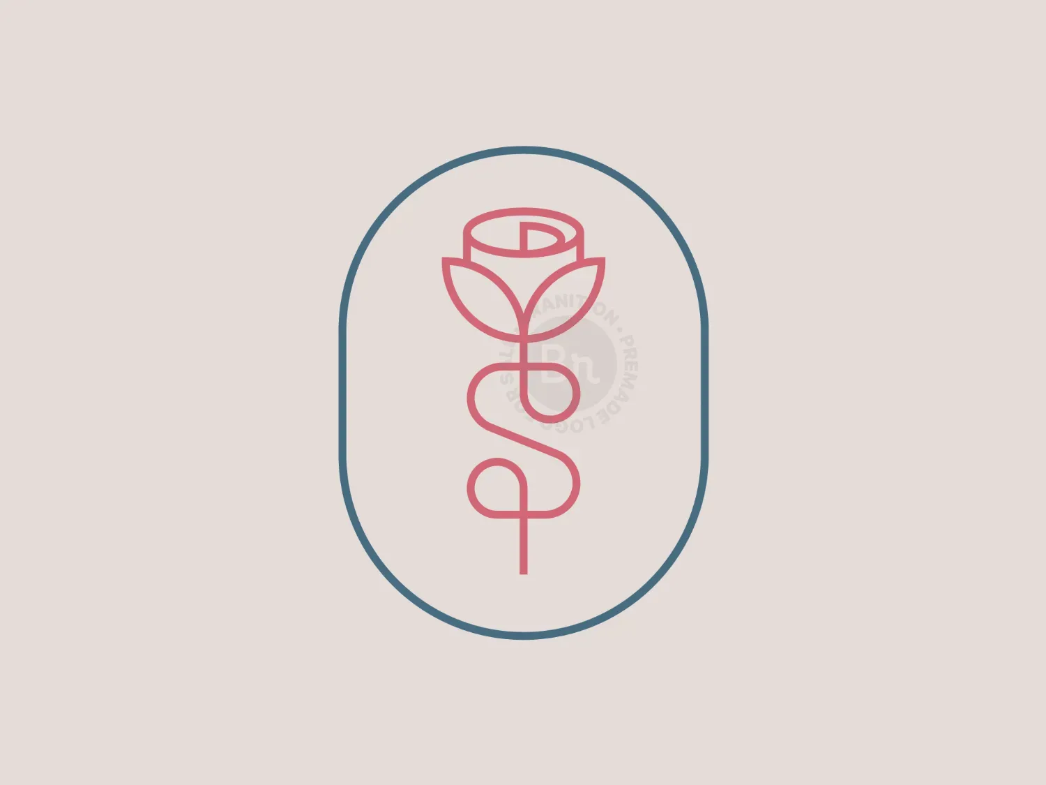 Elegant Rose Letter S Logo