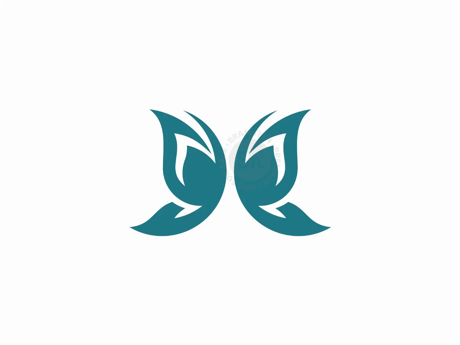 Beautiful Butterfly Beauty Mark Logo