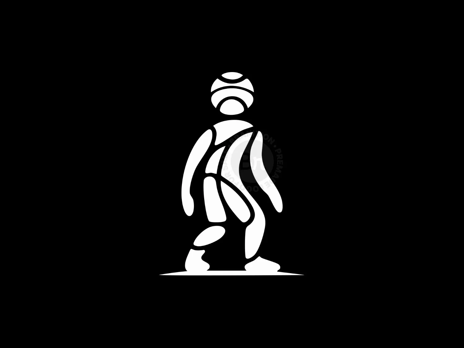 Abstract And Elegant Human Form Logo