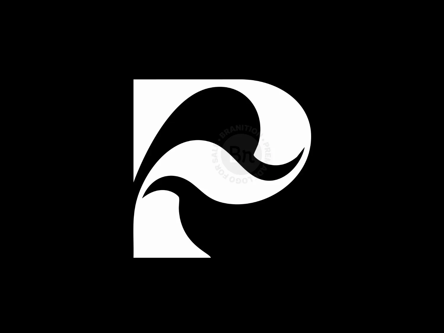 Abstract And Elegant Letter P Logo