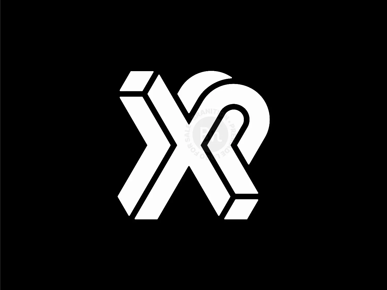 Letter XP Initial PX Monogram Logo