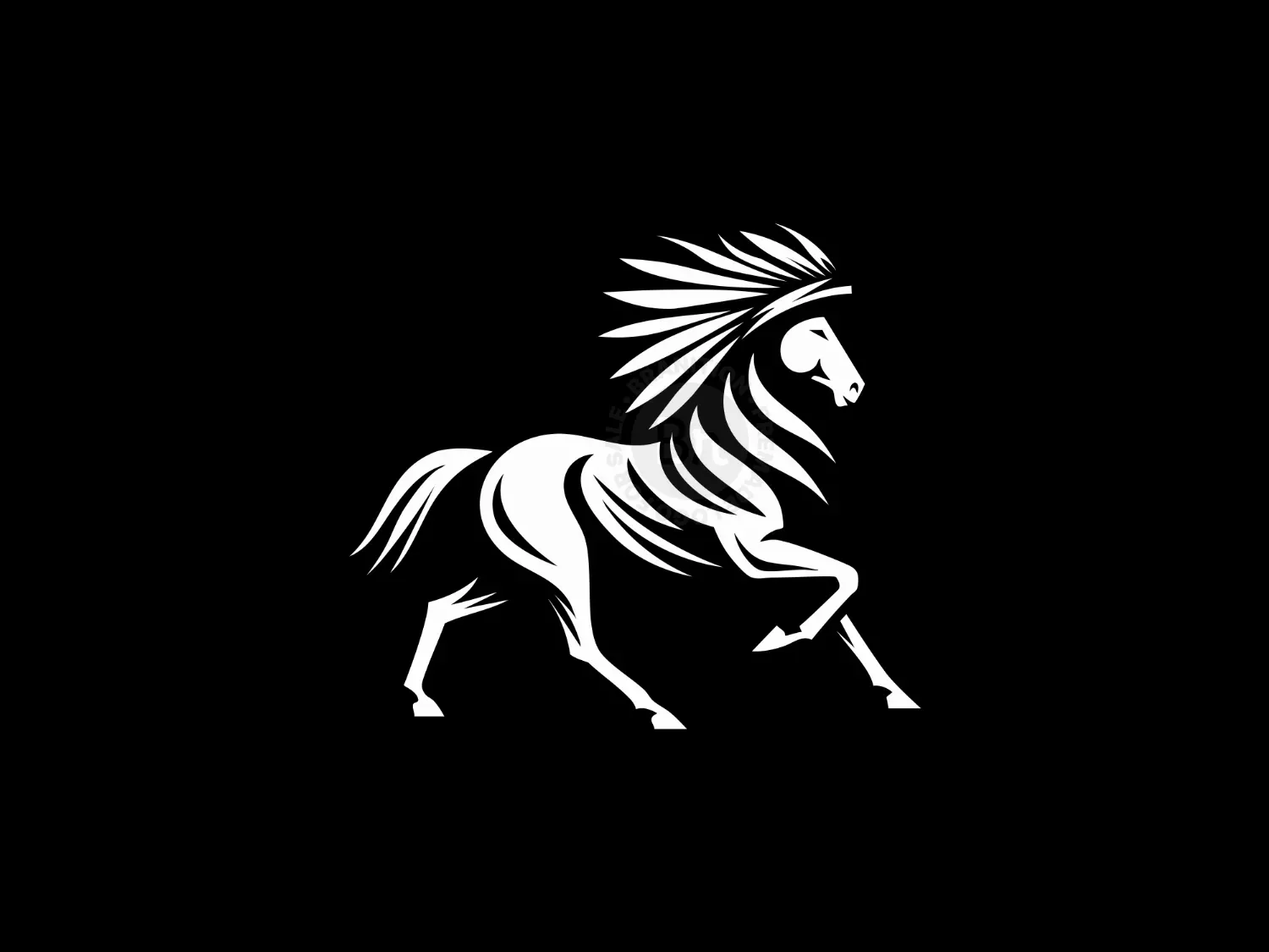 Running Horse Logo For Premium Brands And Businesses