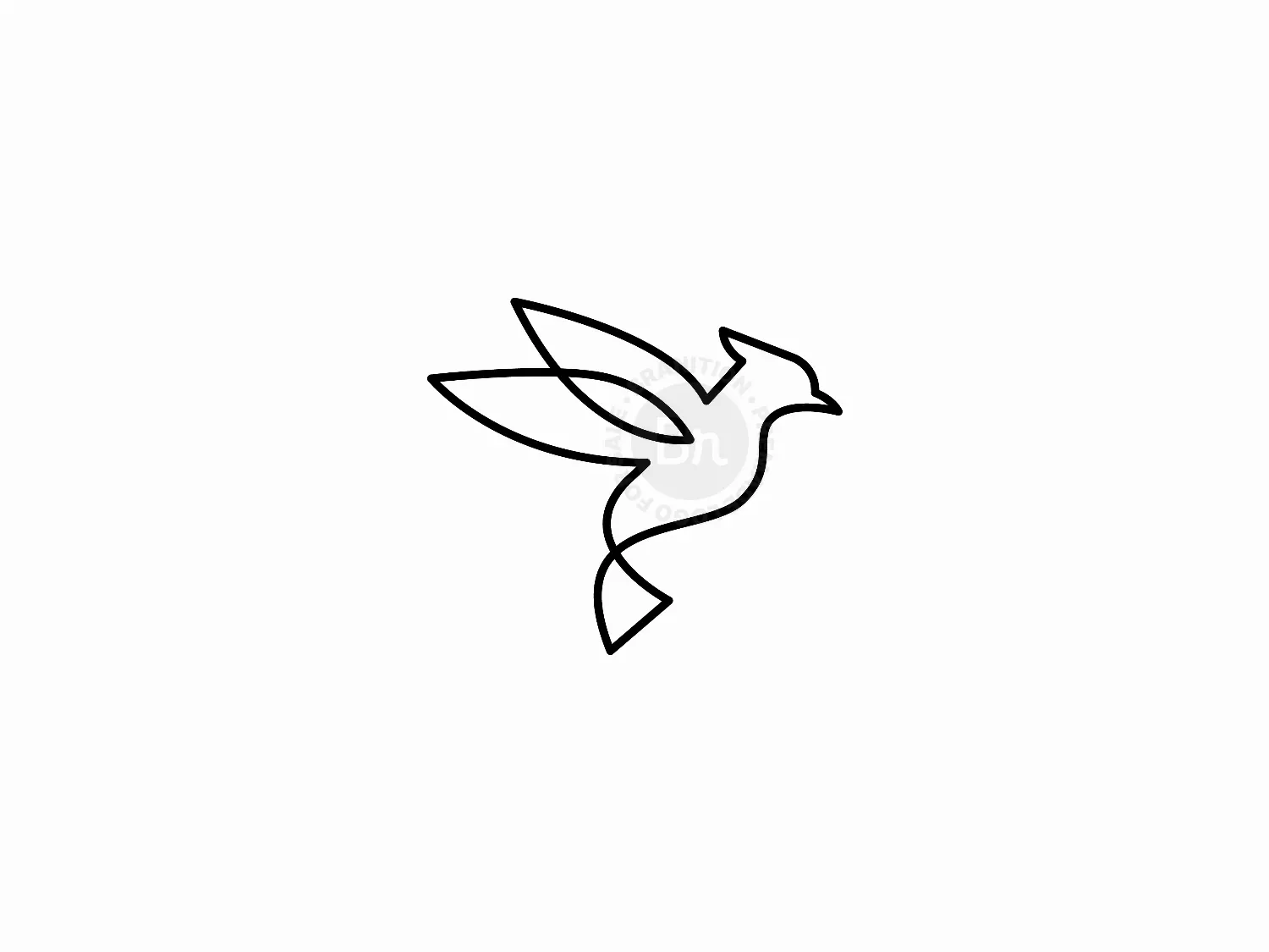 Lineart Bird Logo