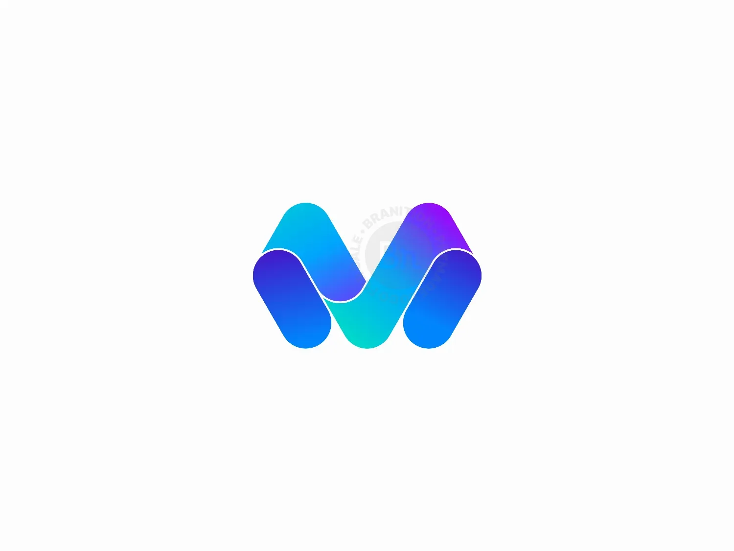 abstract m logo 40