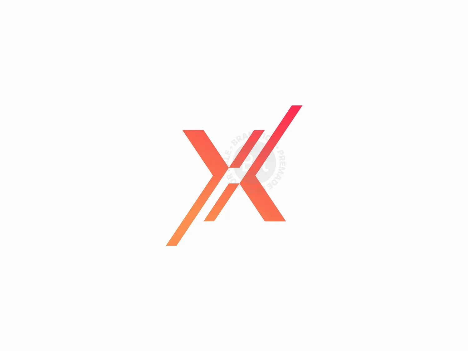 technology letter x logo 7
