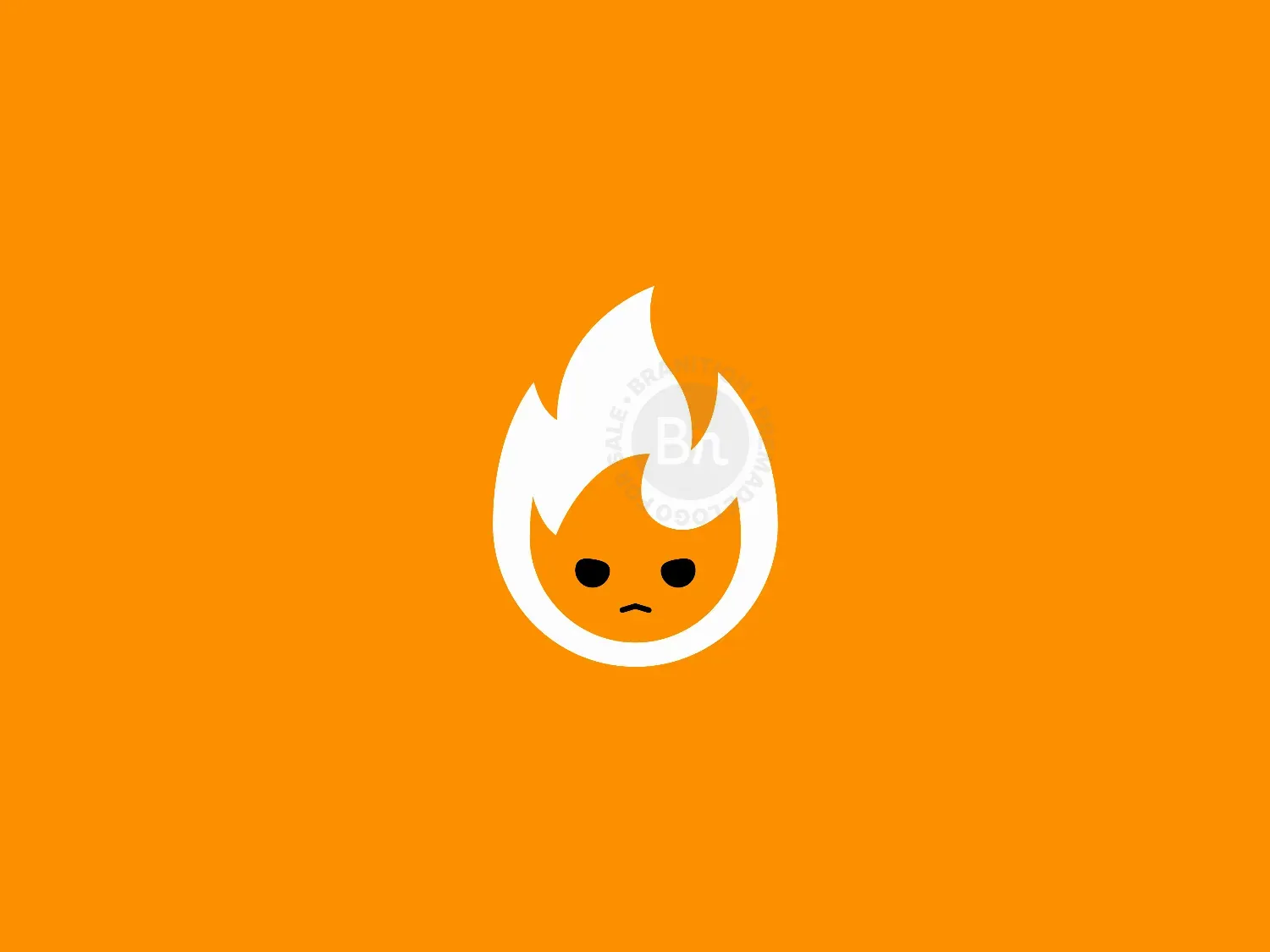 Cute Fire Logo