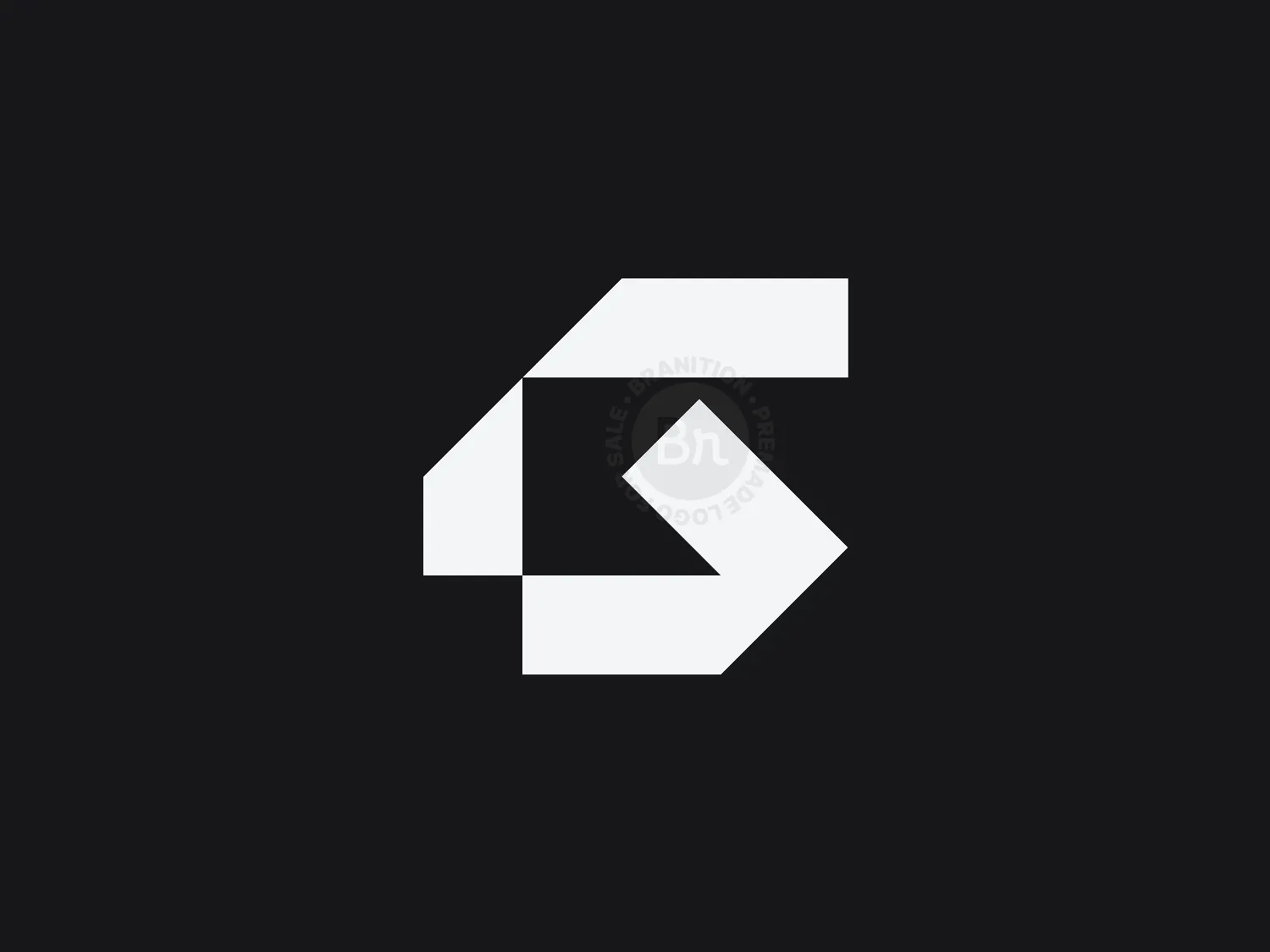 Letter G Monogram Logo Geometric Minimal Branding Concept