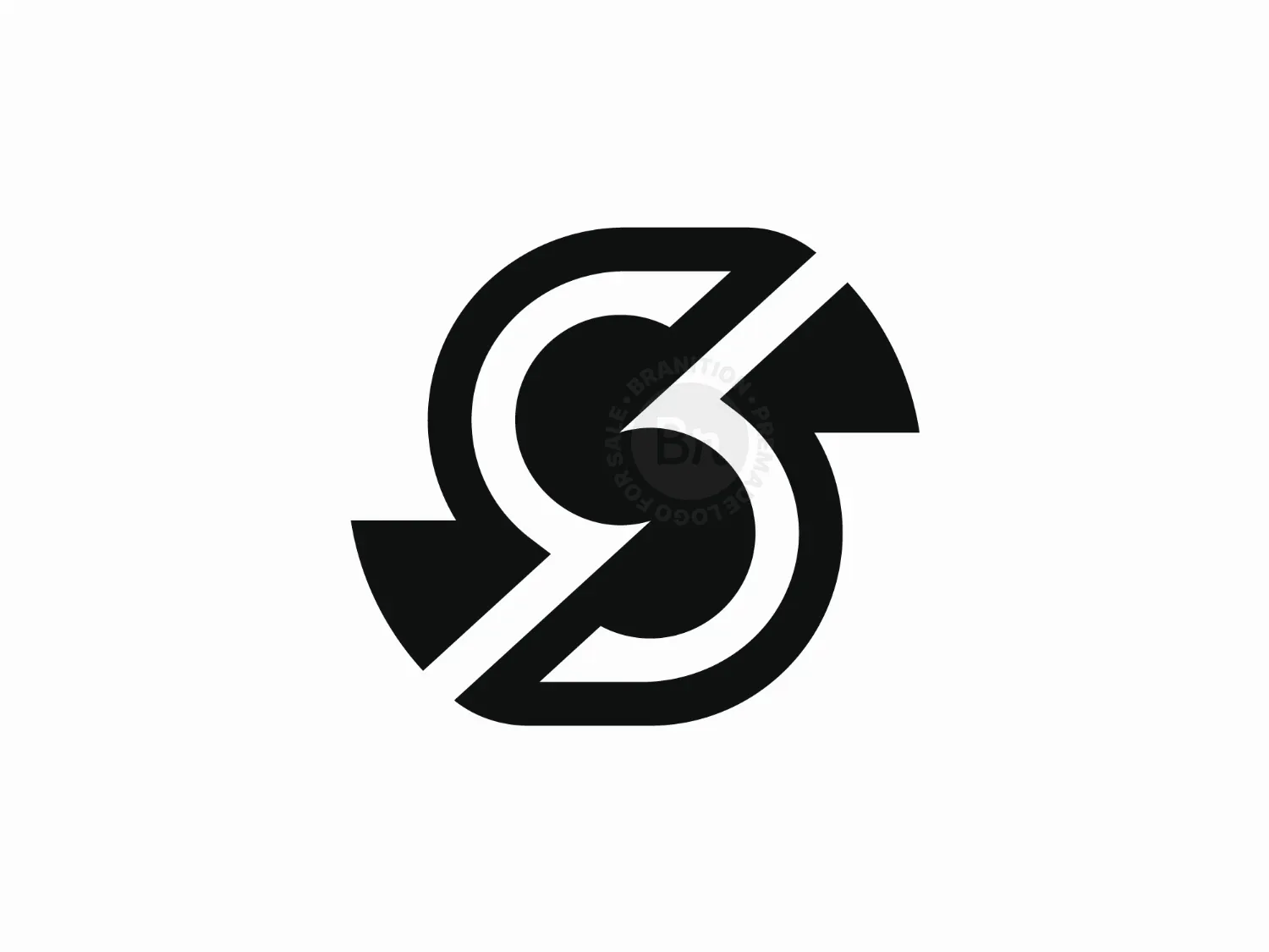 Letter S Axe Logo