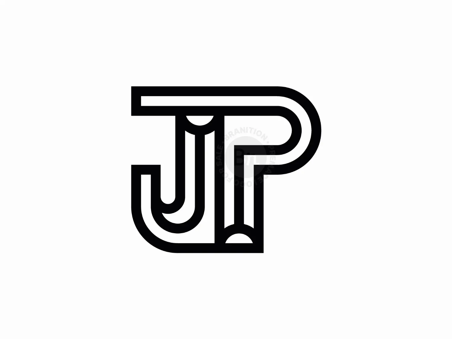 Jp Monogram Line Logo