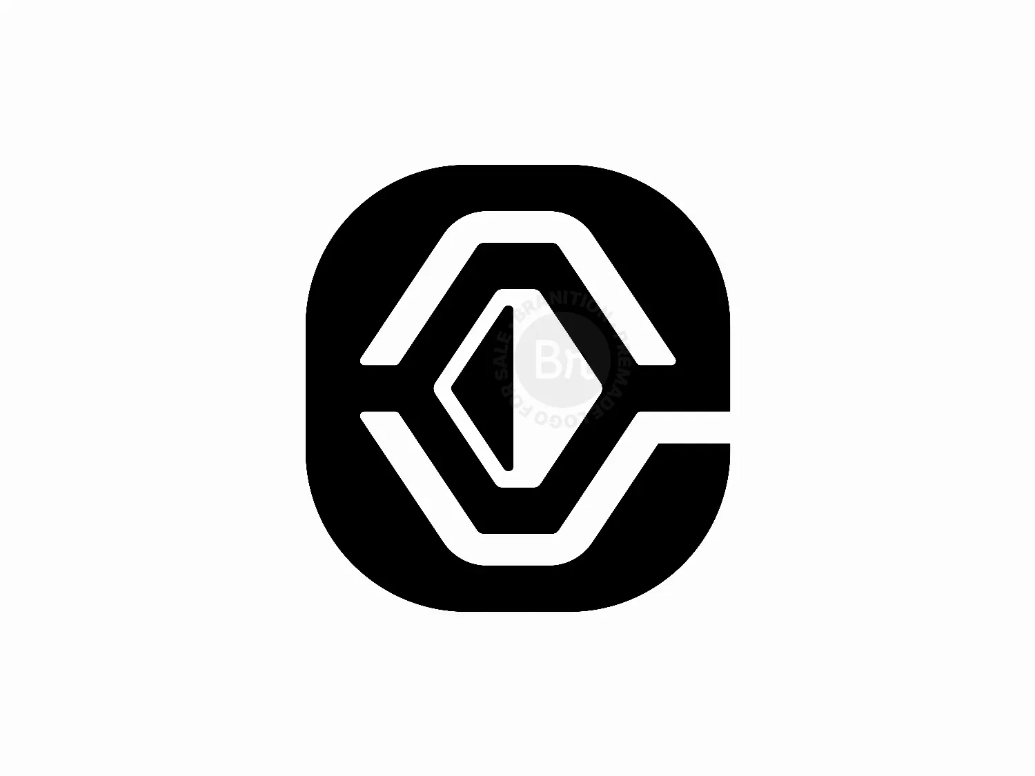 Letter E Diamond Elegant Logo