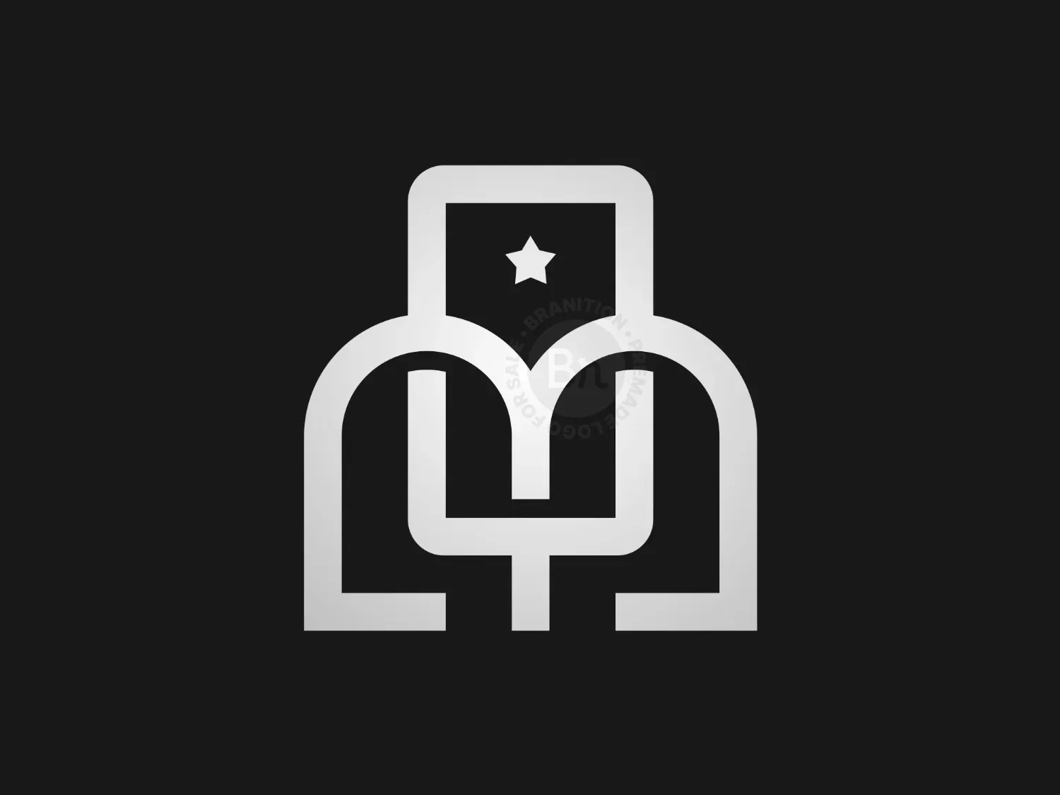 Letter M Simple Gadget Logo