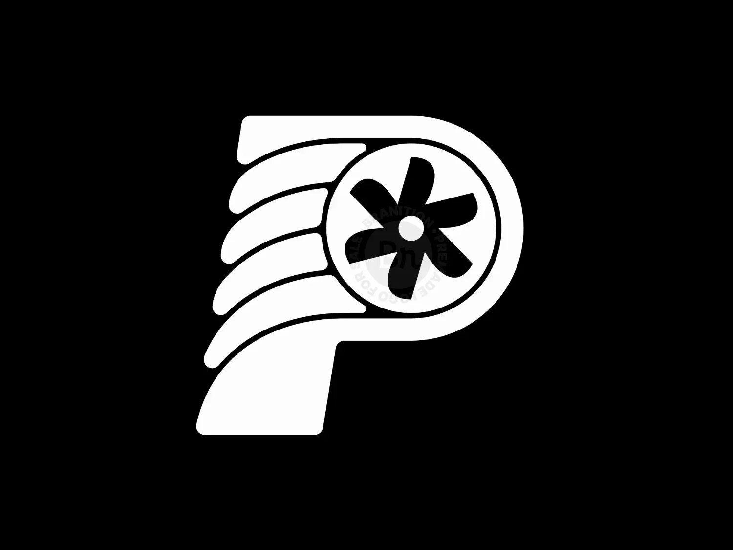 P Fan Logo