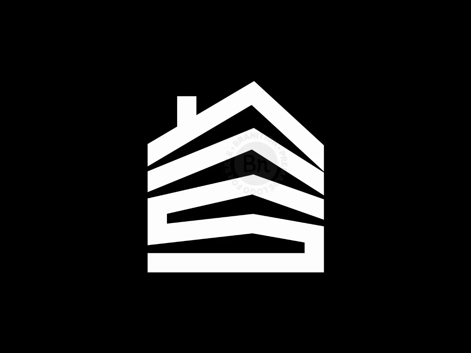 Modern S House Logo