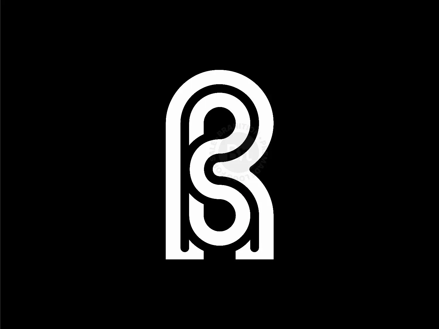 letter initial b logo 0