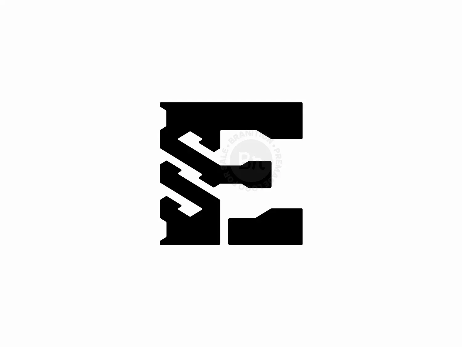 Knot F And E Monogram Logo