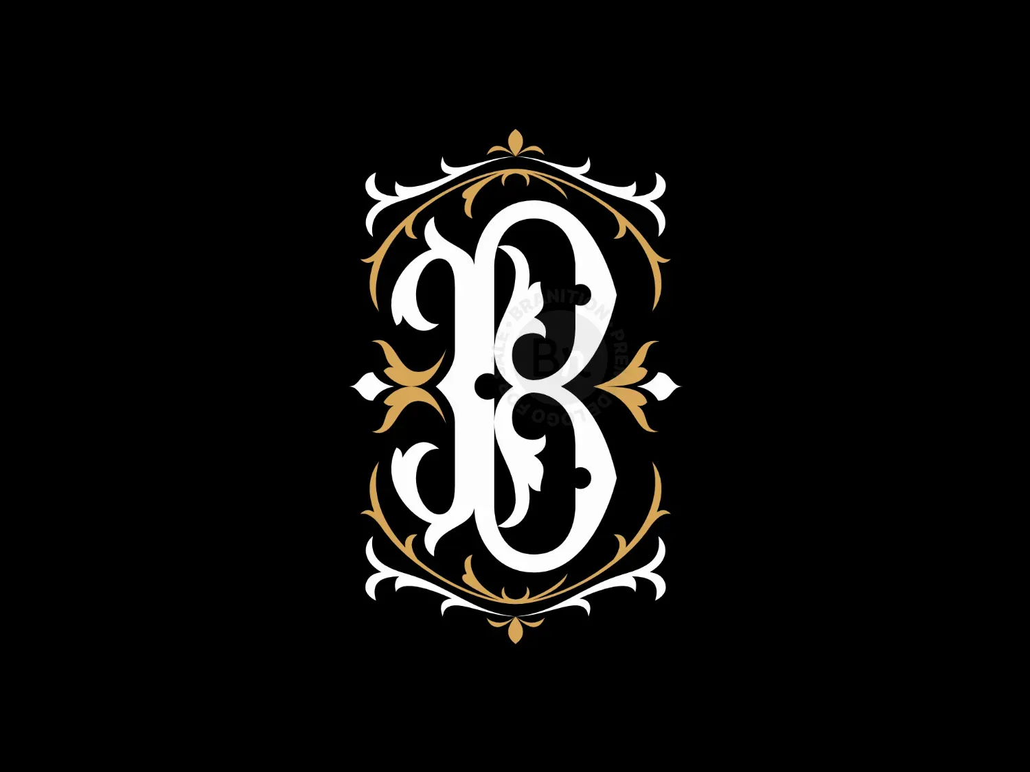 Elegant Monogram B Ornamental Logo