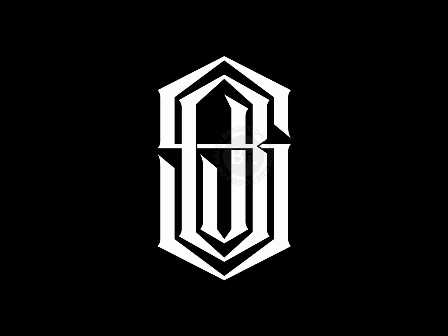 Unique Stylish SJB Or SBJ Logo