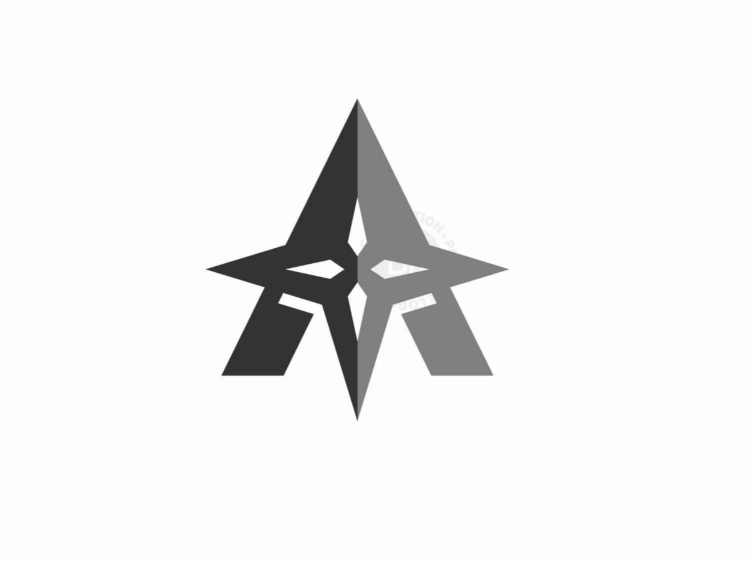 a star logo 0