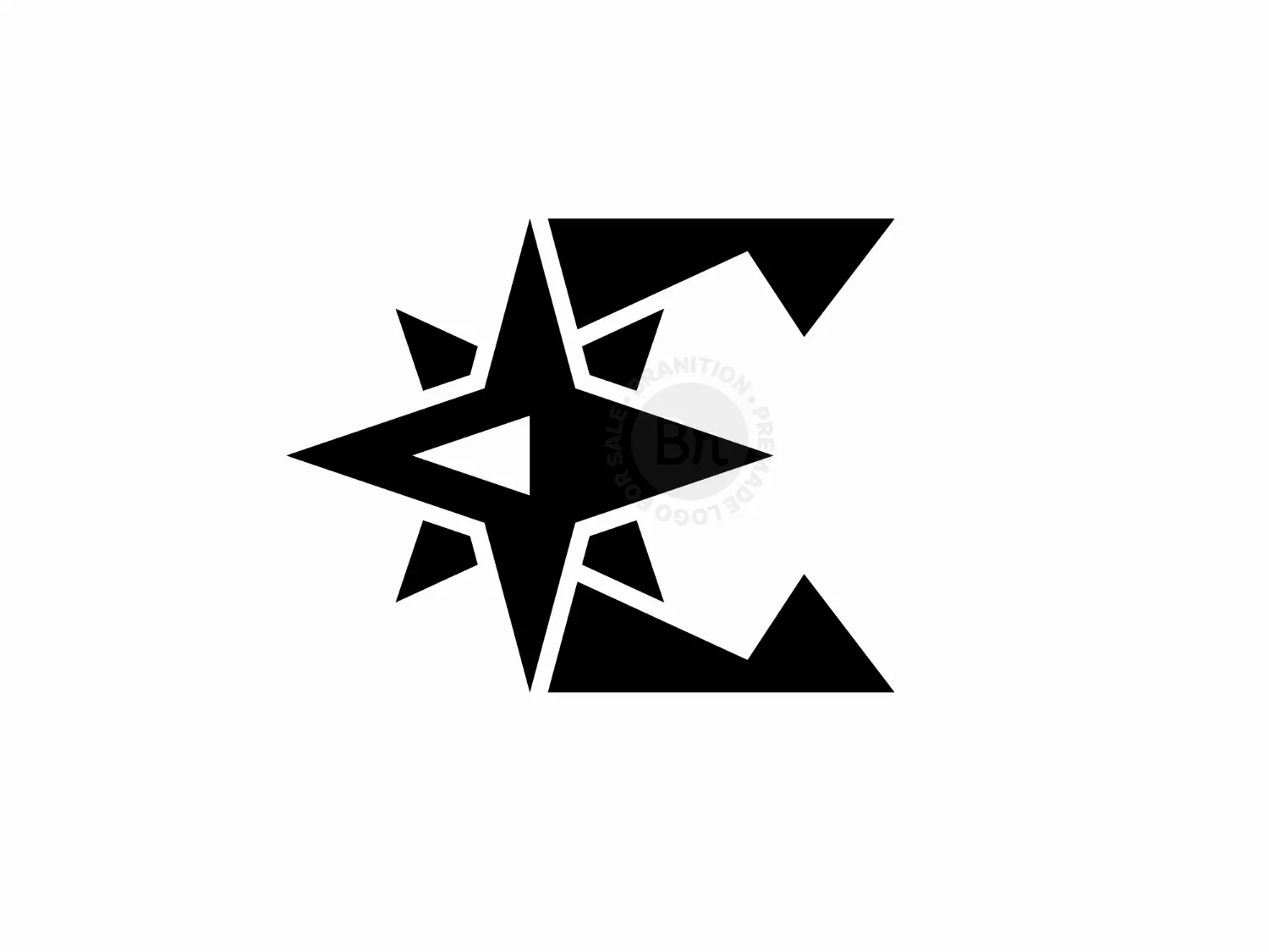 modern e logo logo 0
