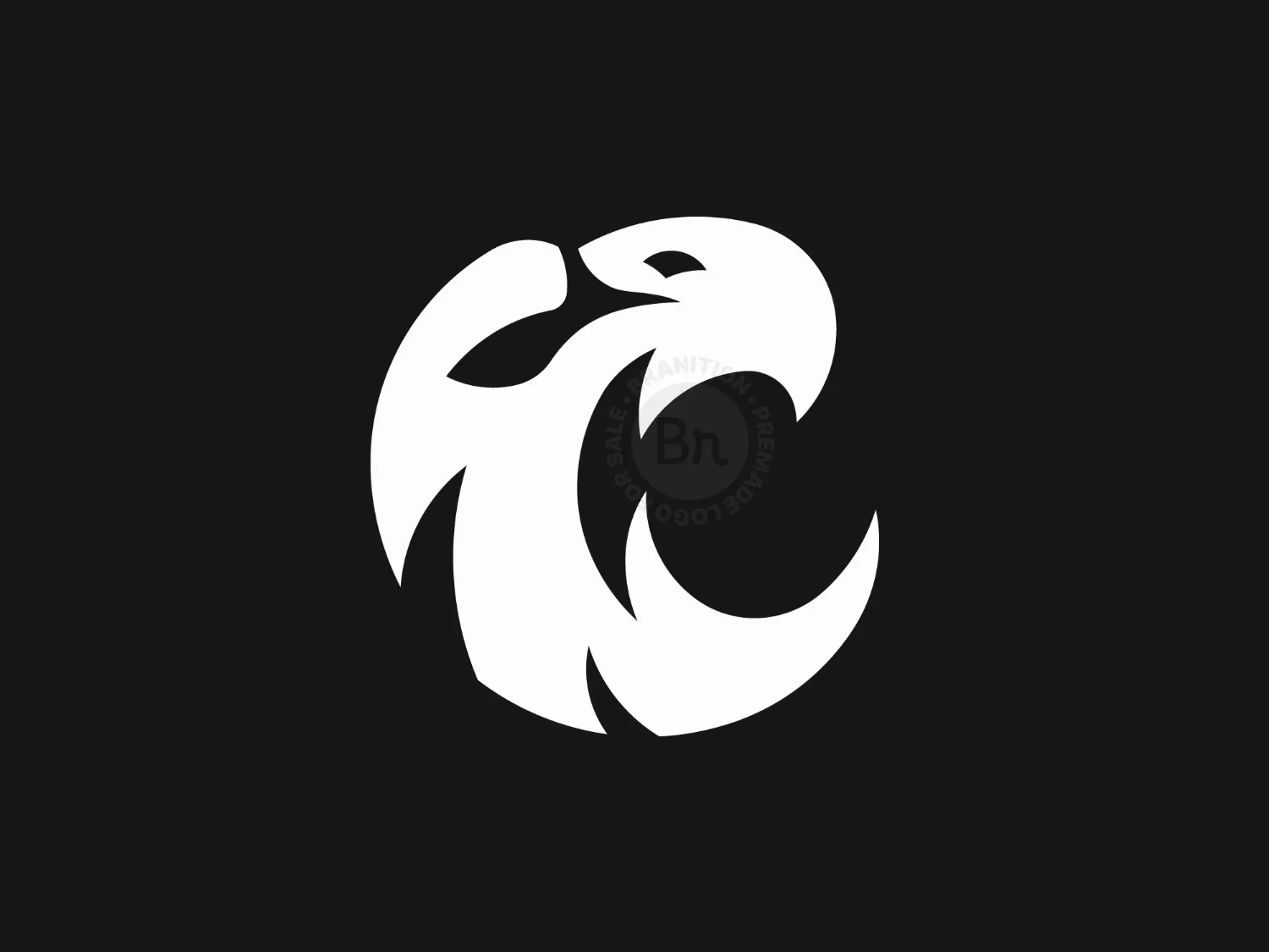 Letter C Eagle Logo