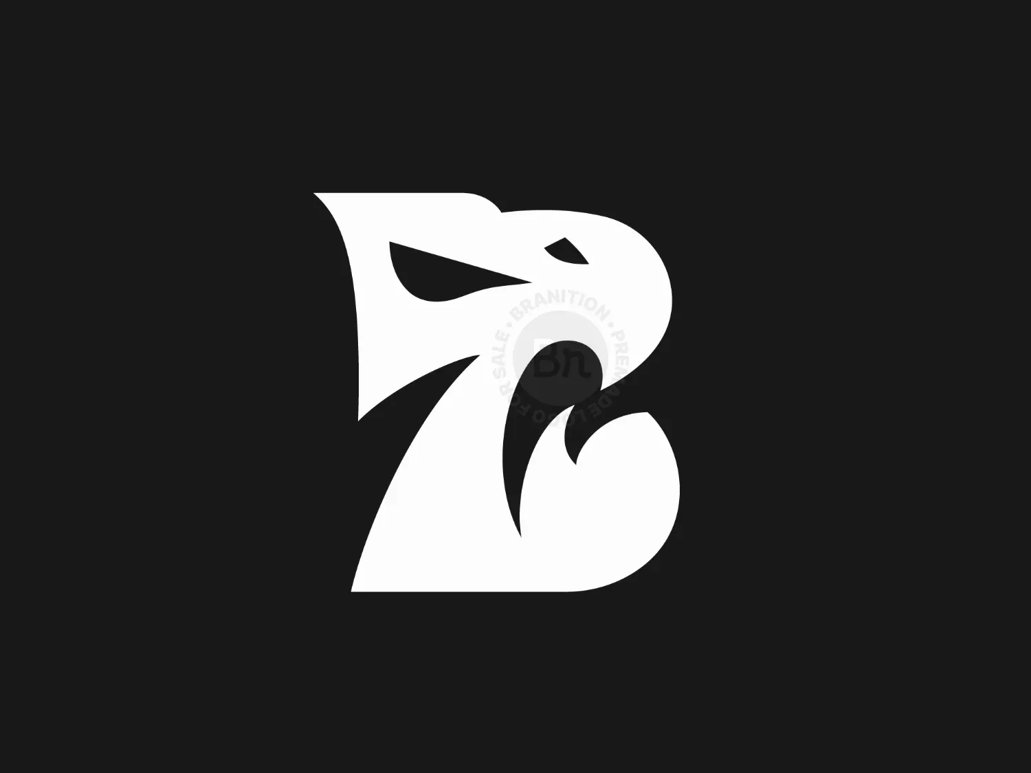 Letter B Eagle Logo
