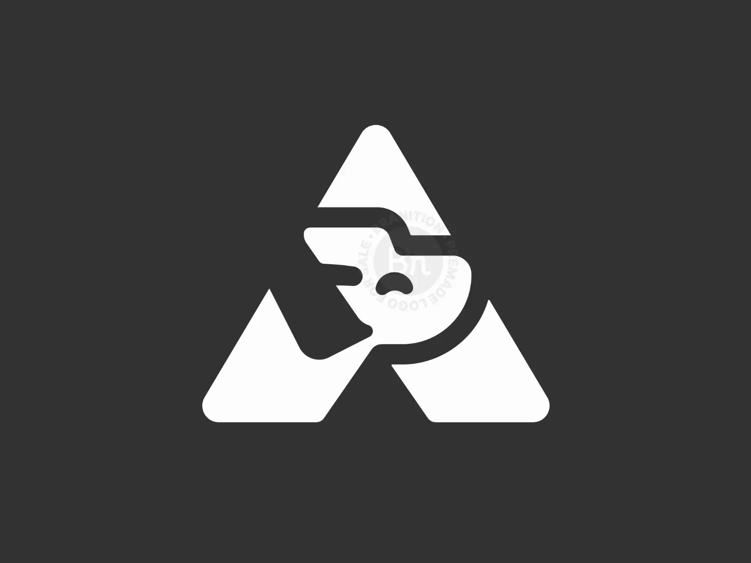 Letter A Dog Adopt Logo