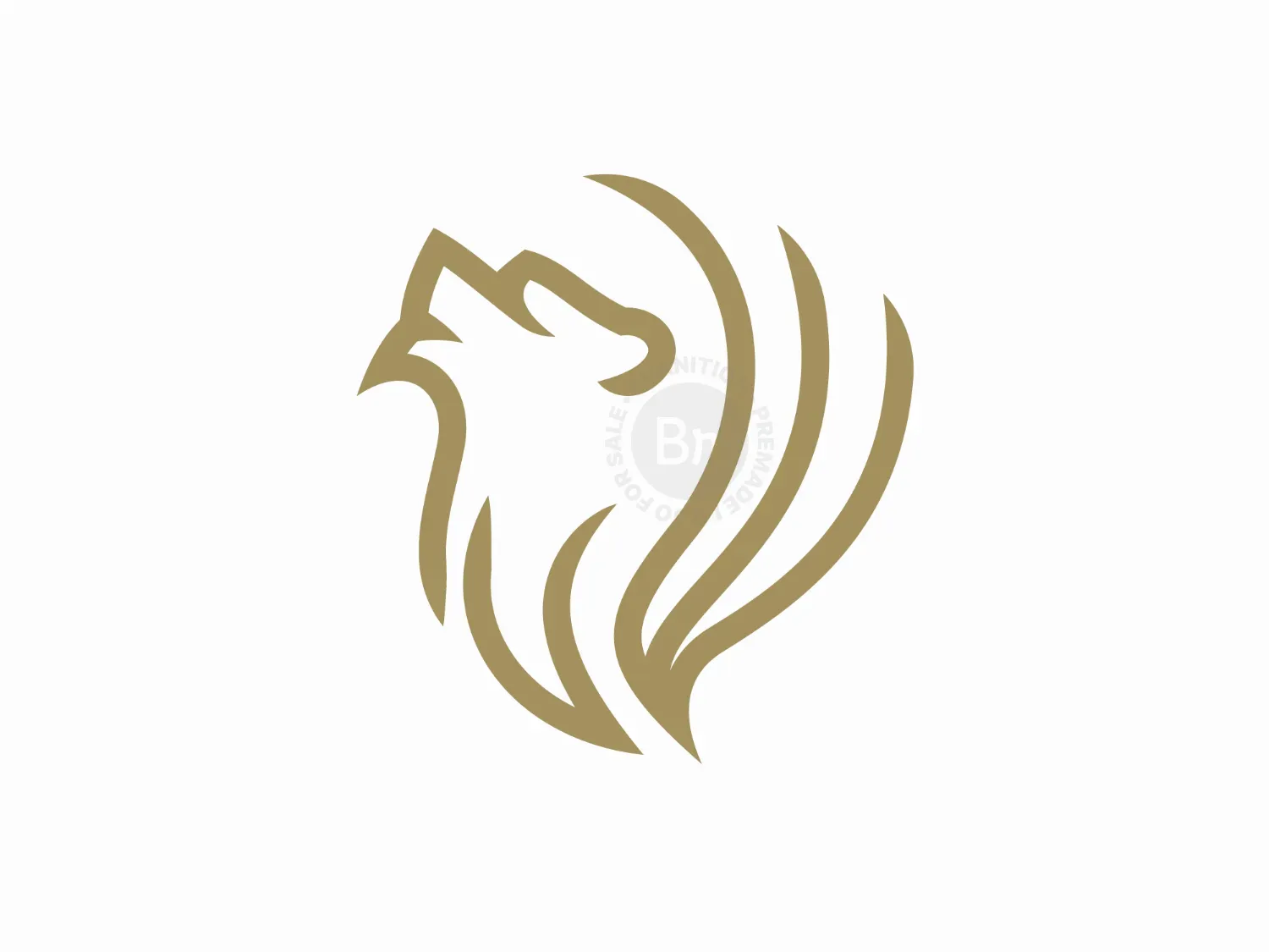Pround Lion Wings Logo