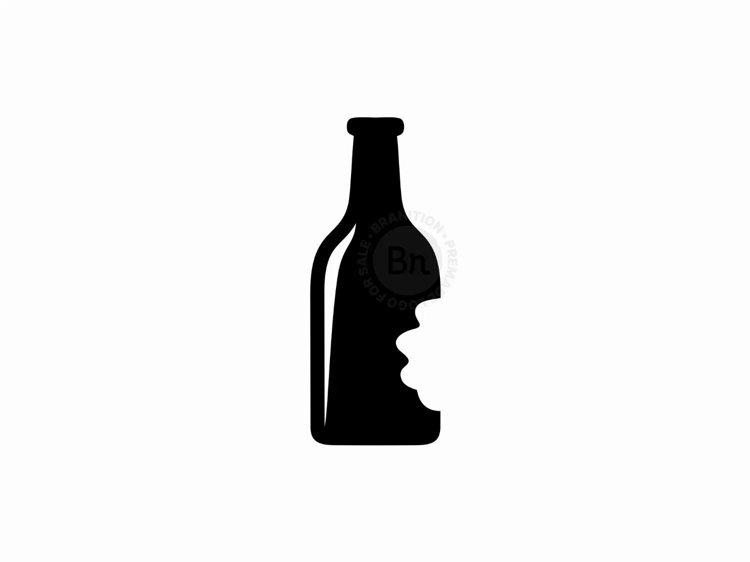 Bitten Black Bottle Logo