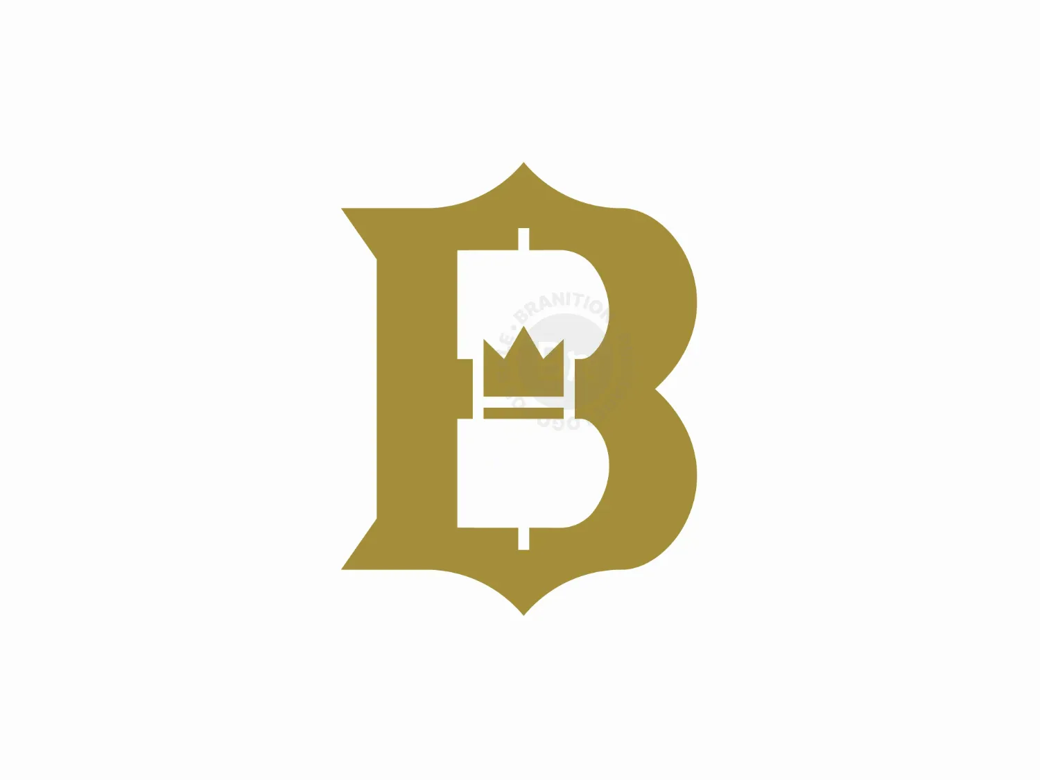Letter B Crown Logo