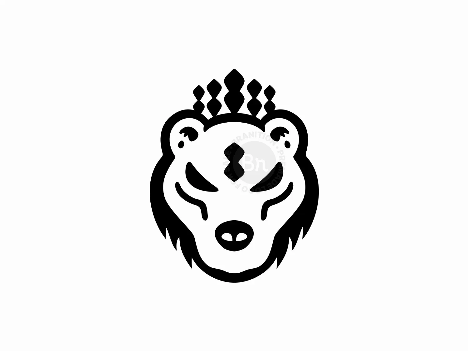 Crowned Boar King Logo