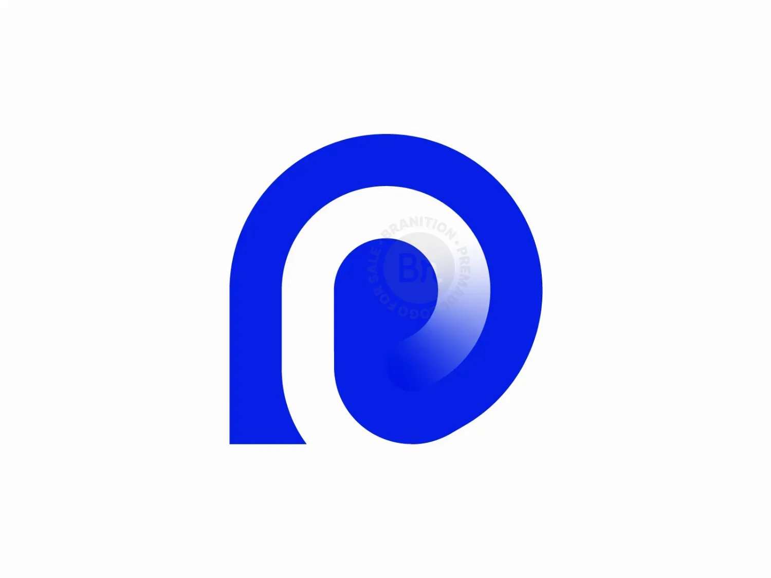Modern Gradient P Logo/ Abstract Letter P Logo