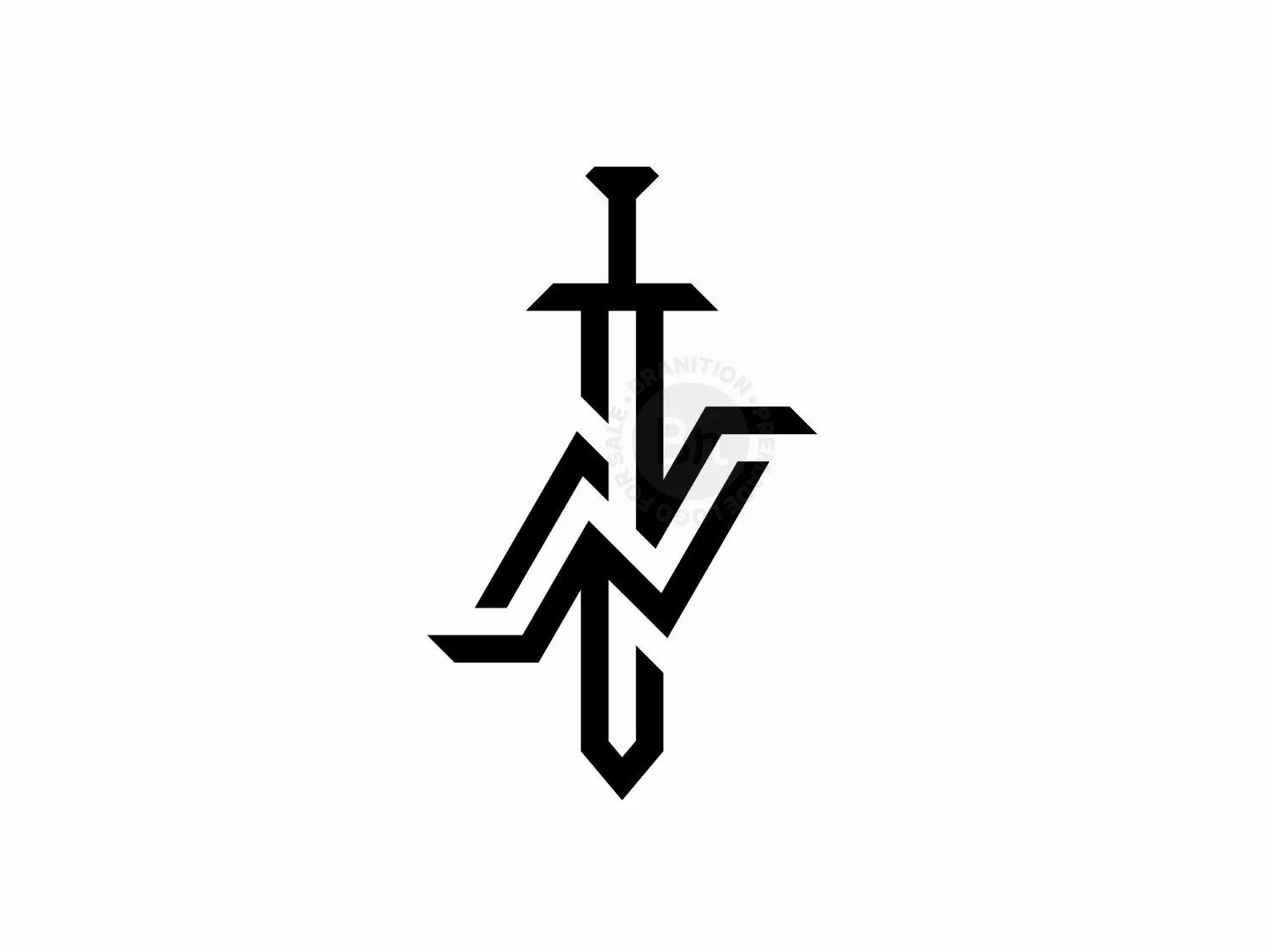 letter sword logo 28