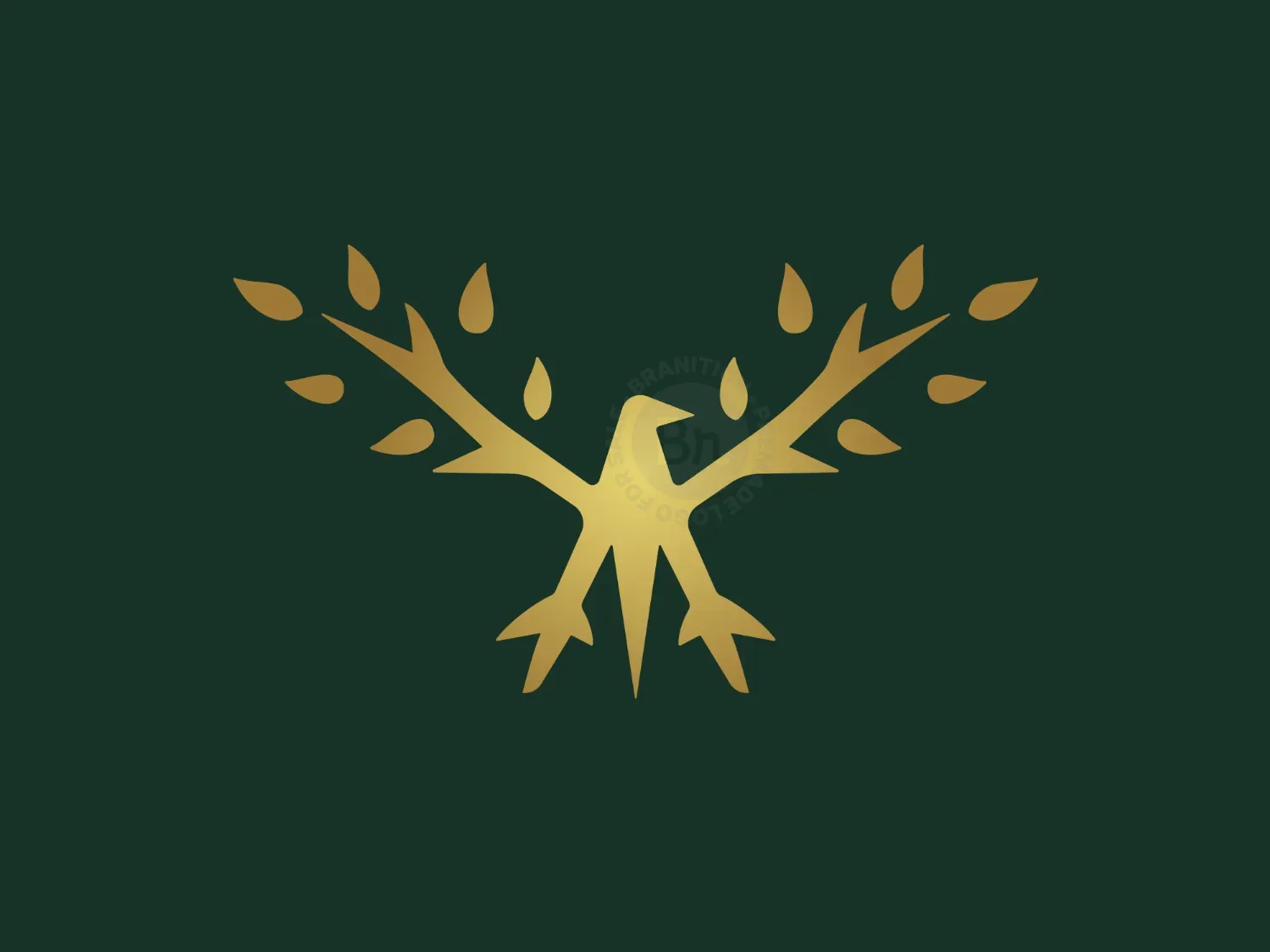 Golden Eagle Tree Logo