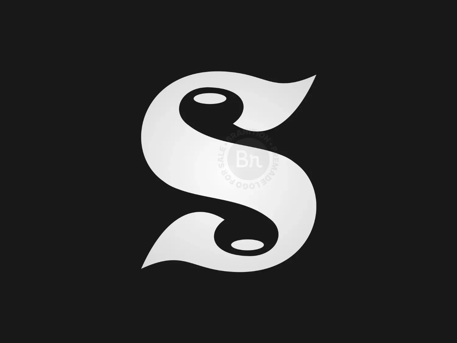 Letter S Earbuds Logo