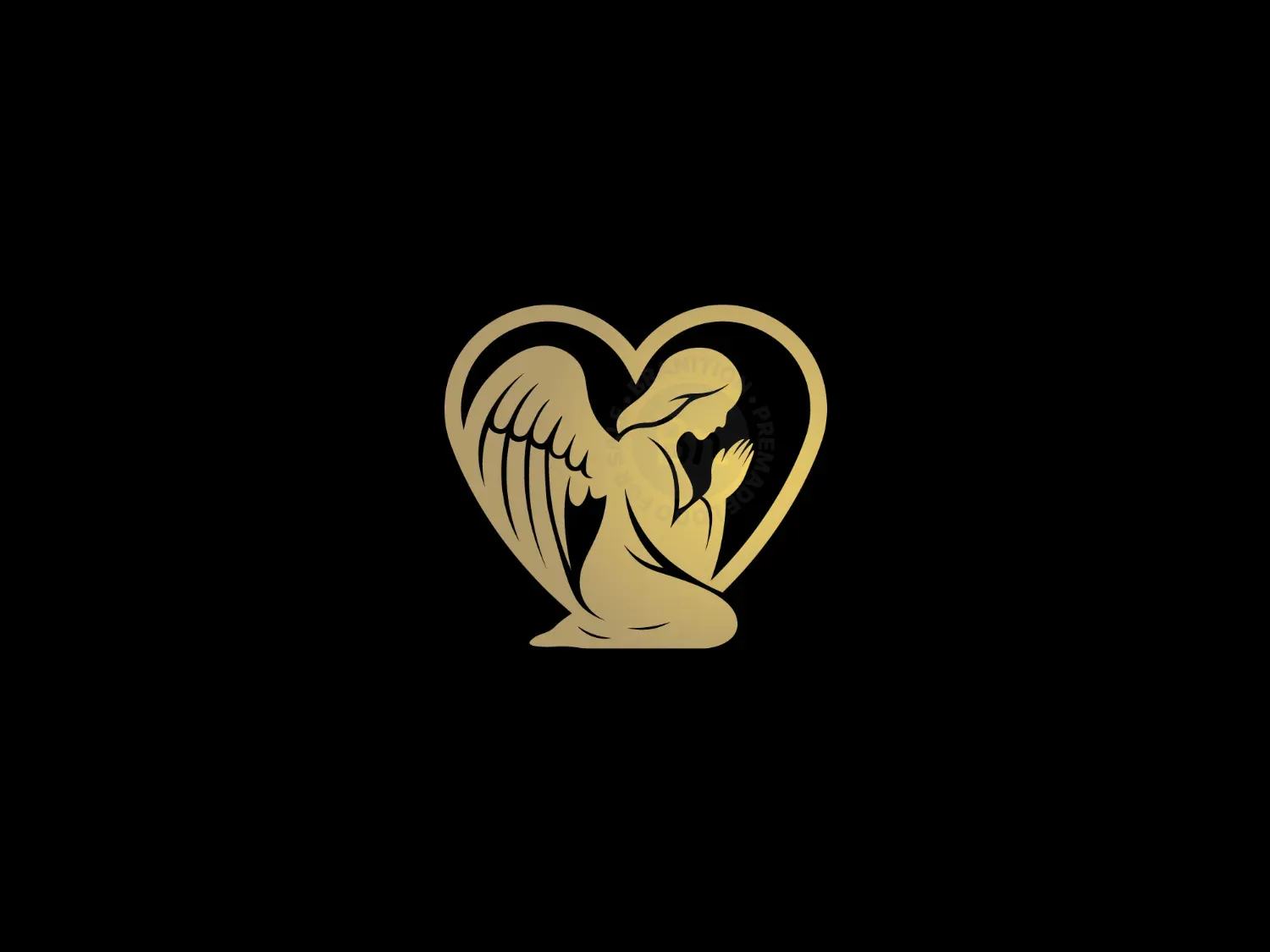 Golden Angle Heart Logo