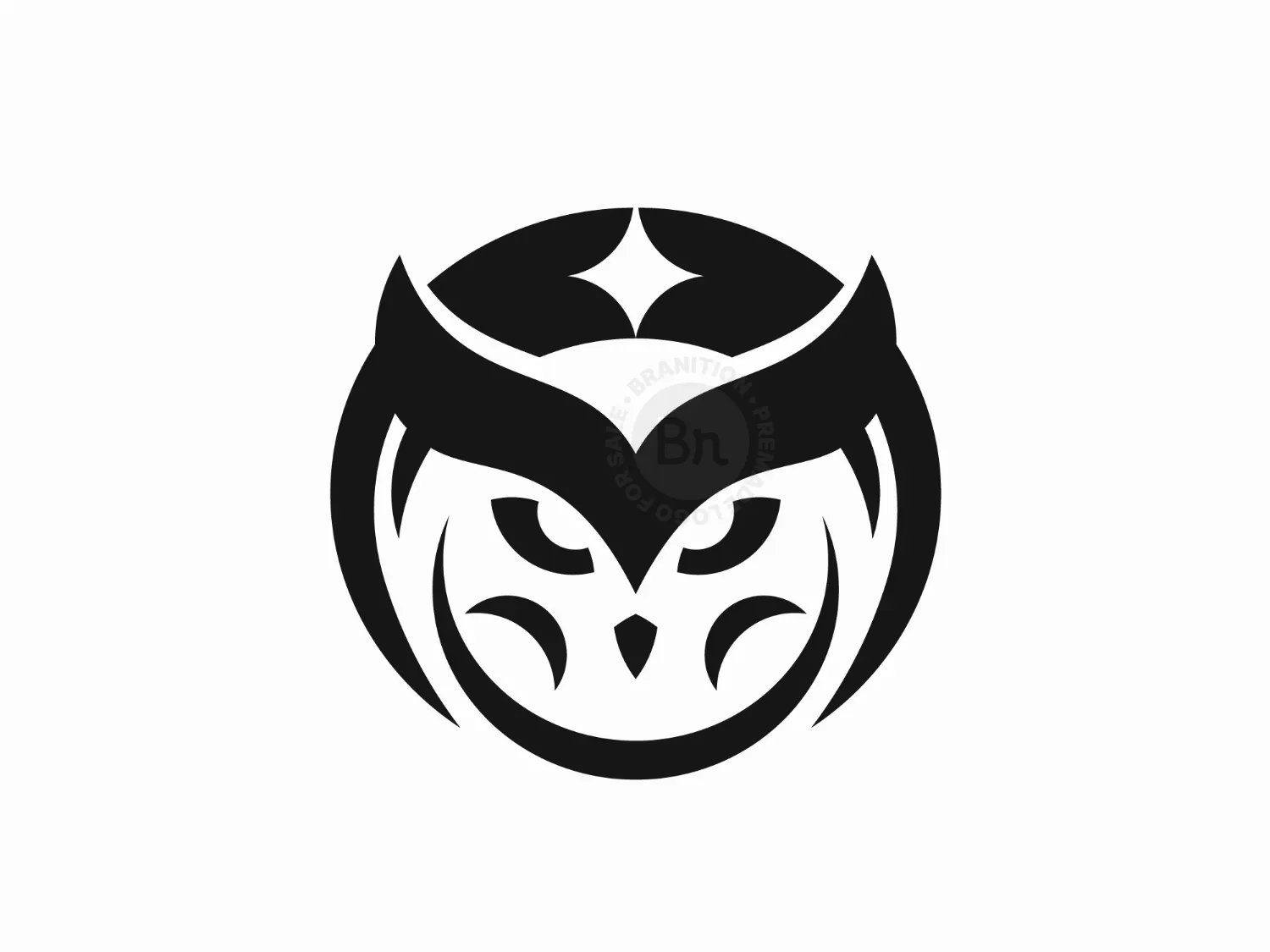 Moon Owl Astronaut Logo