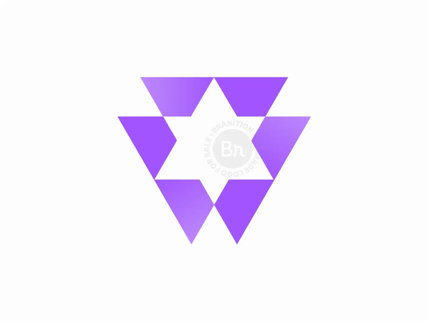 Minimal Gradient Star Logo/ Abstract Star Logo Design