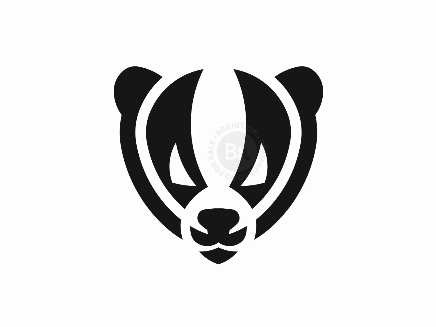 Modern Badger Logo