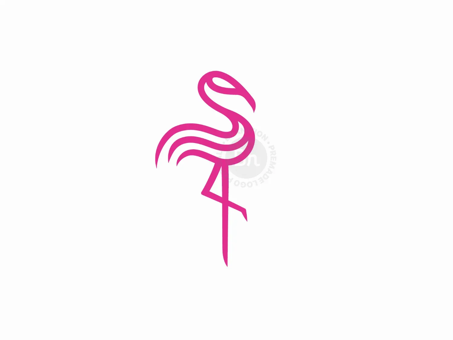 Linear Flamingo Logo