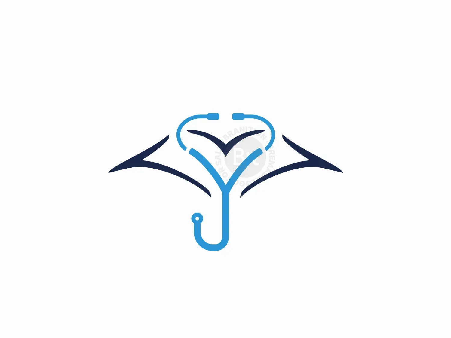 Manta Ray Stethoscope Logo