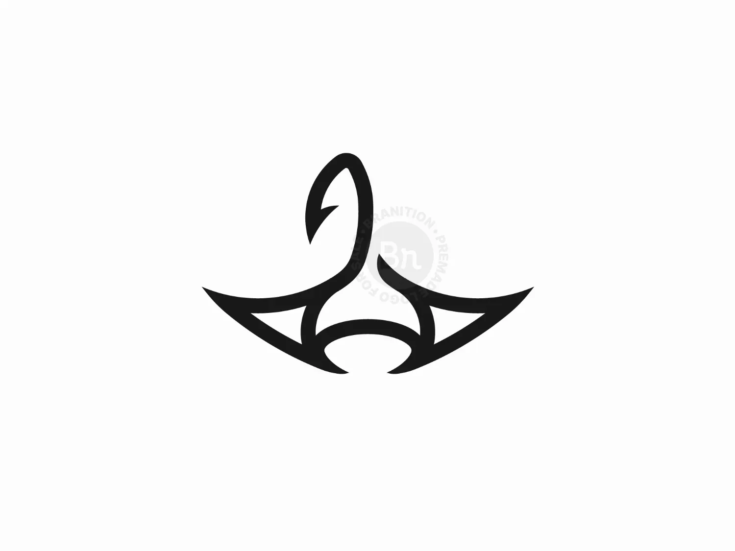 Manta Ray Hook Logo