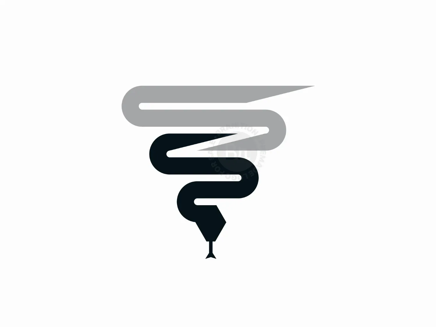 Letter S Snake Logo